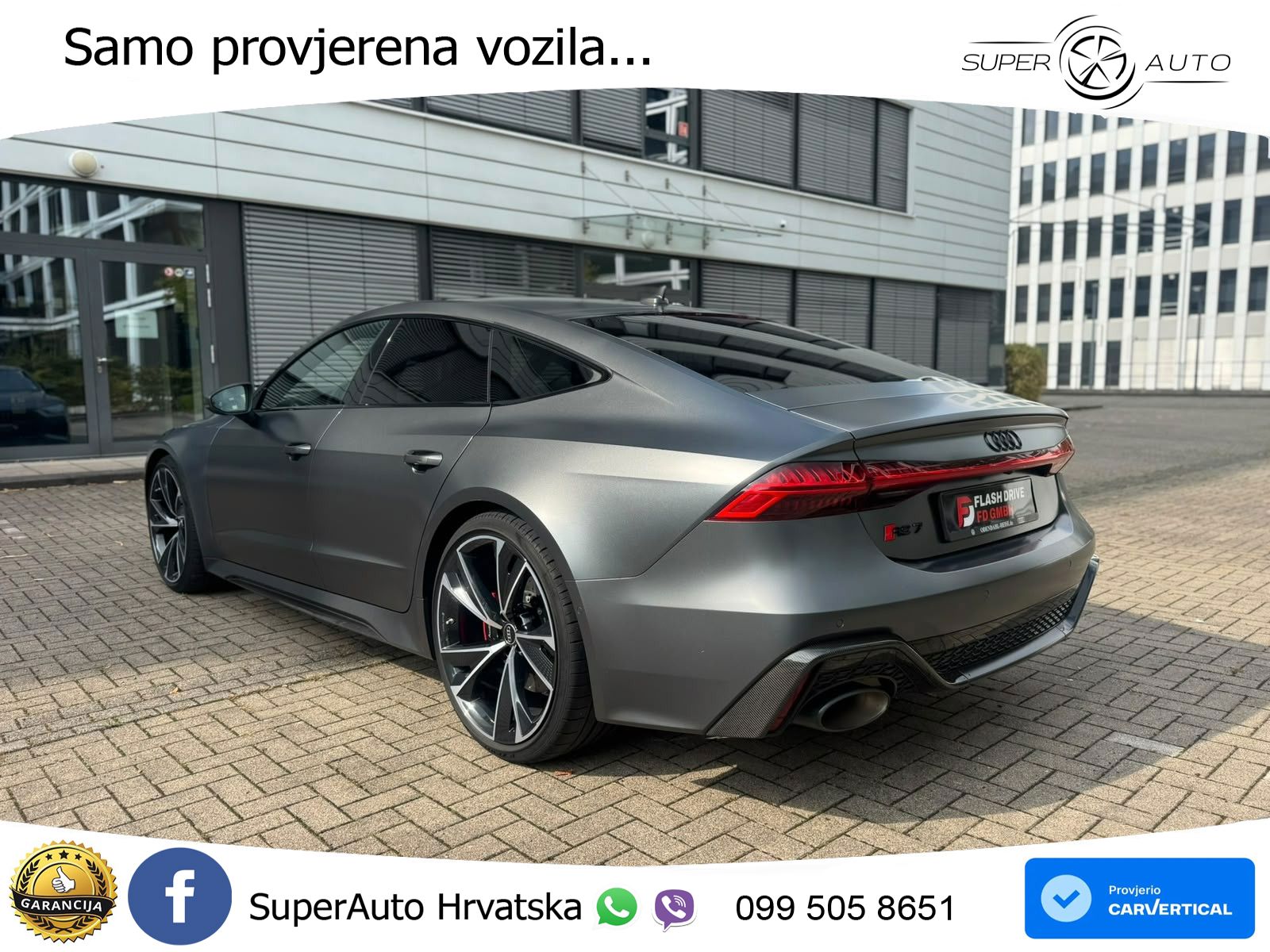 Audi RS7 4.0 TFSI V8 (600 KS) quattro tiptronic ACC+HEAD+4xGR SJED+360+PANO