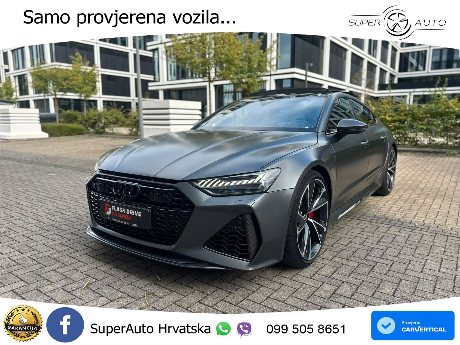 Audi RS7 4.0 TFSI V8 (600 KS) quattro tiptronic ACC+HEAD+4xGR SJED+360+PANO