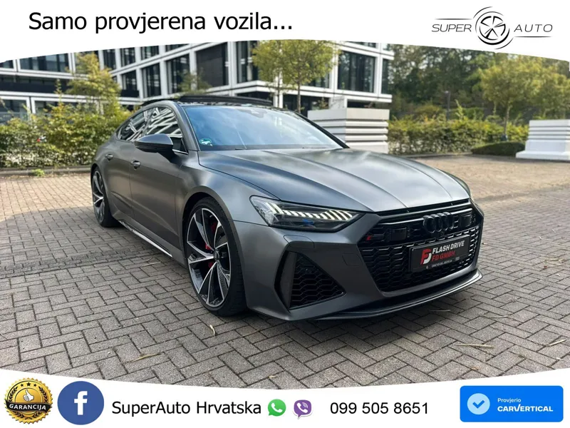 Audi RS7 4.0 TFSI V8 (600 KS) quattro tiptronic ACC+HEAD+4xGR SJED+360+PANO