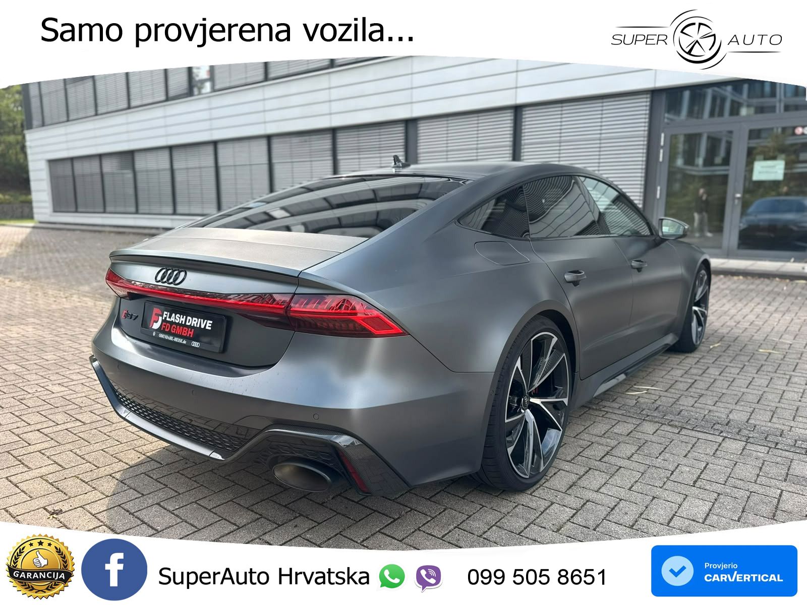 Audi RS7 4.0 TFSI V8 (600 KS) quattro tiptronic ACC+HEAD+4xGR SJED+360+PANO