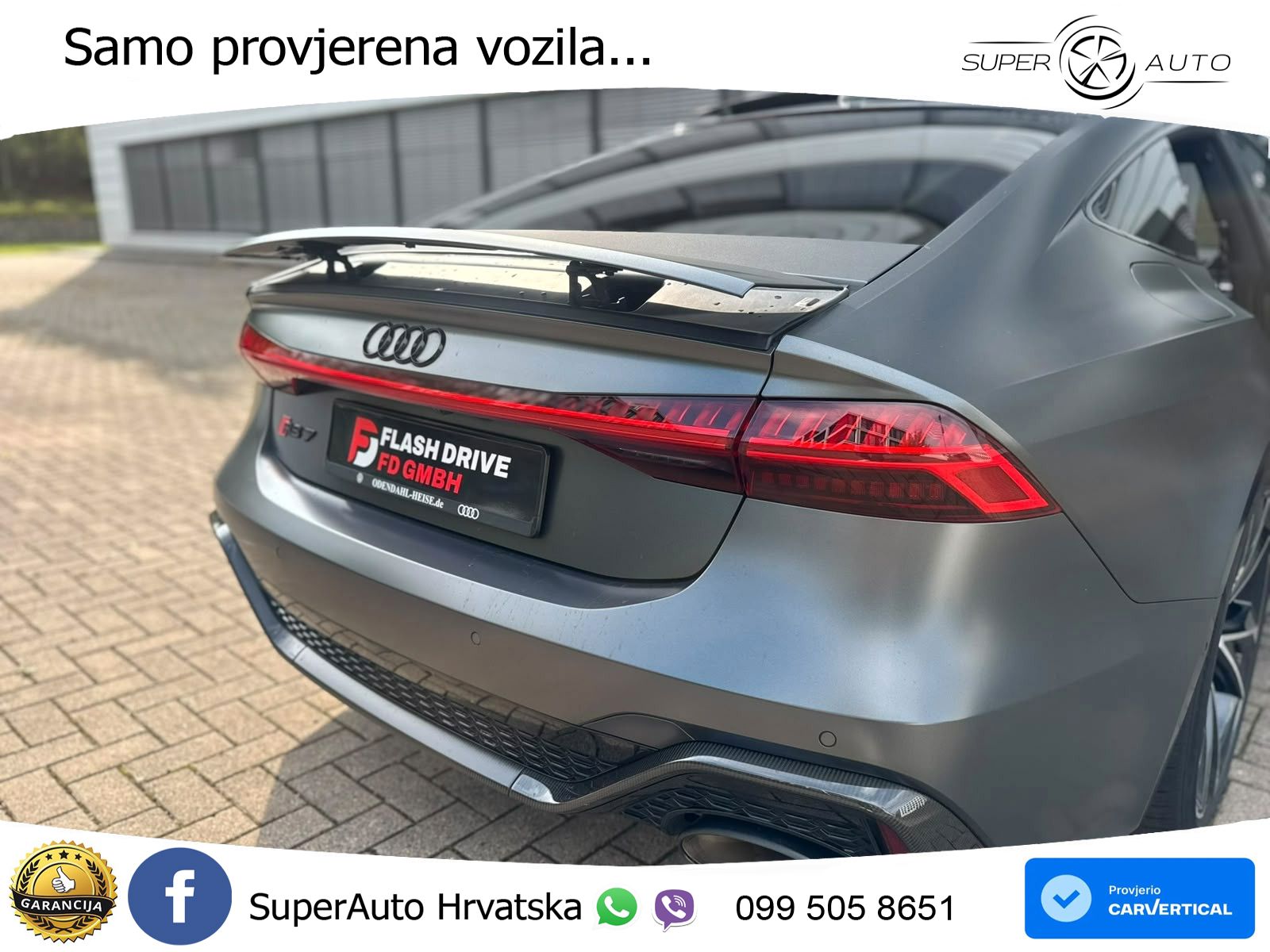 Audi RS7 4.0 TFSI V8 (600 KS) quattro tiptronic ACC+HEAD+4xGR SJED+360+PANO