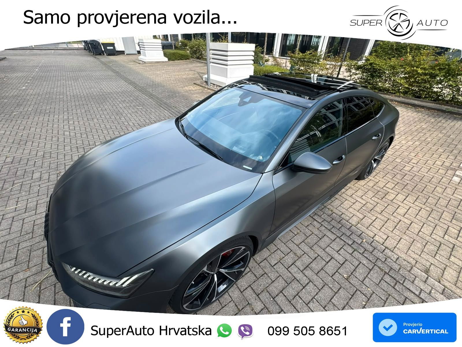 Audi RS7 4.0 TFSI V8 (600 KS) quattro tiptronic ACC+HEAD+4xGR SJED+360+PANO