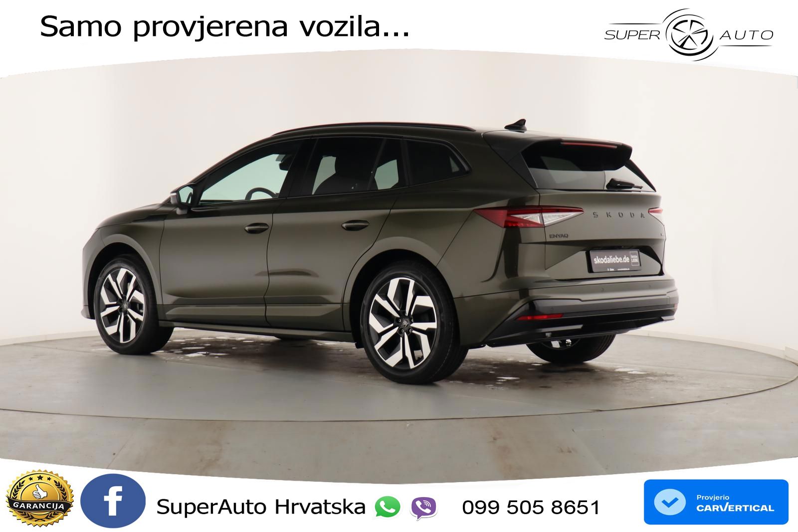Škoda Enyaq 60 63 kWh (204 KS) SportLine LED+GR SJED+ACC