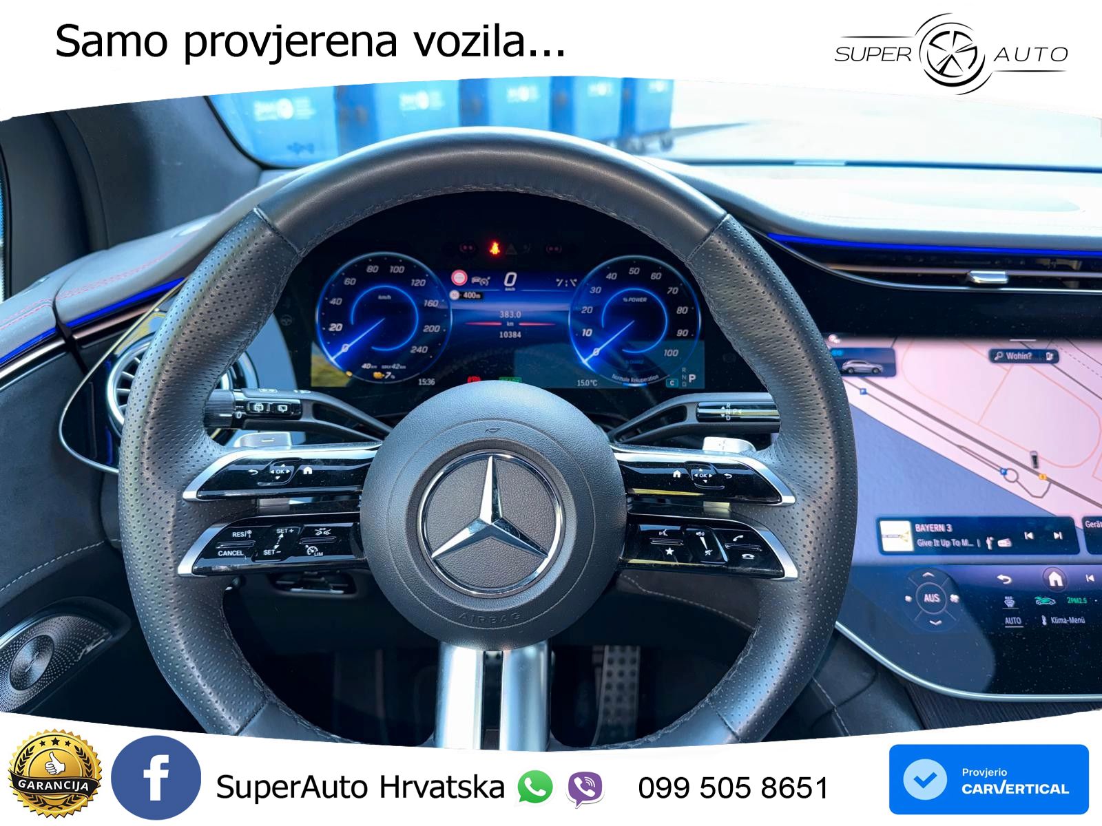 Mercedes EQE SUV 500 105 kWh (408 KS) 4MATIC AMG ZRAČNI+ACC+GR SJED+360+PANO