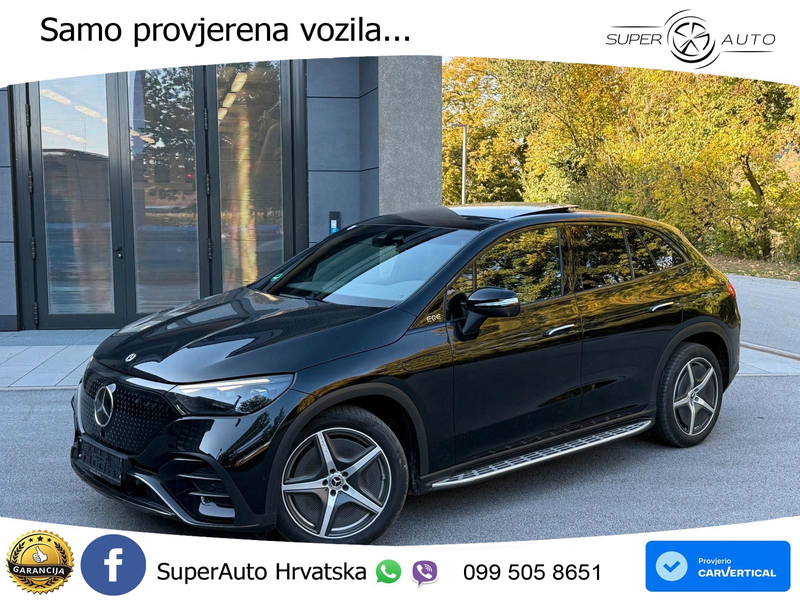 Mercedes EQE SUV 500 105 kWh (408 KS) 4MATIC AMG ZRAČNI+ACC+GR SJED+360+PANO