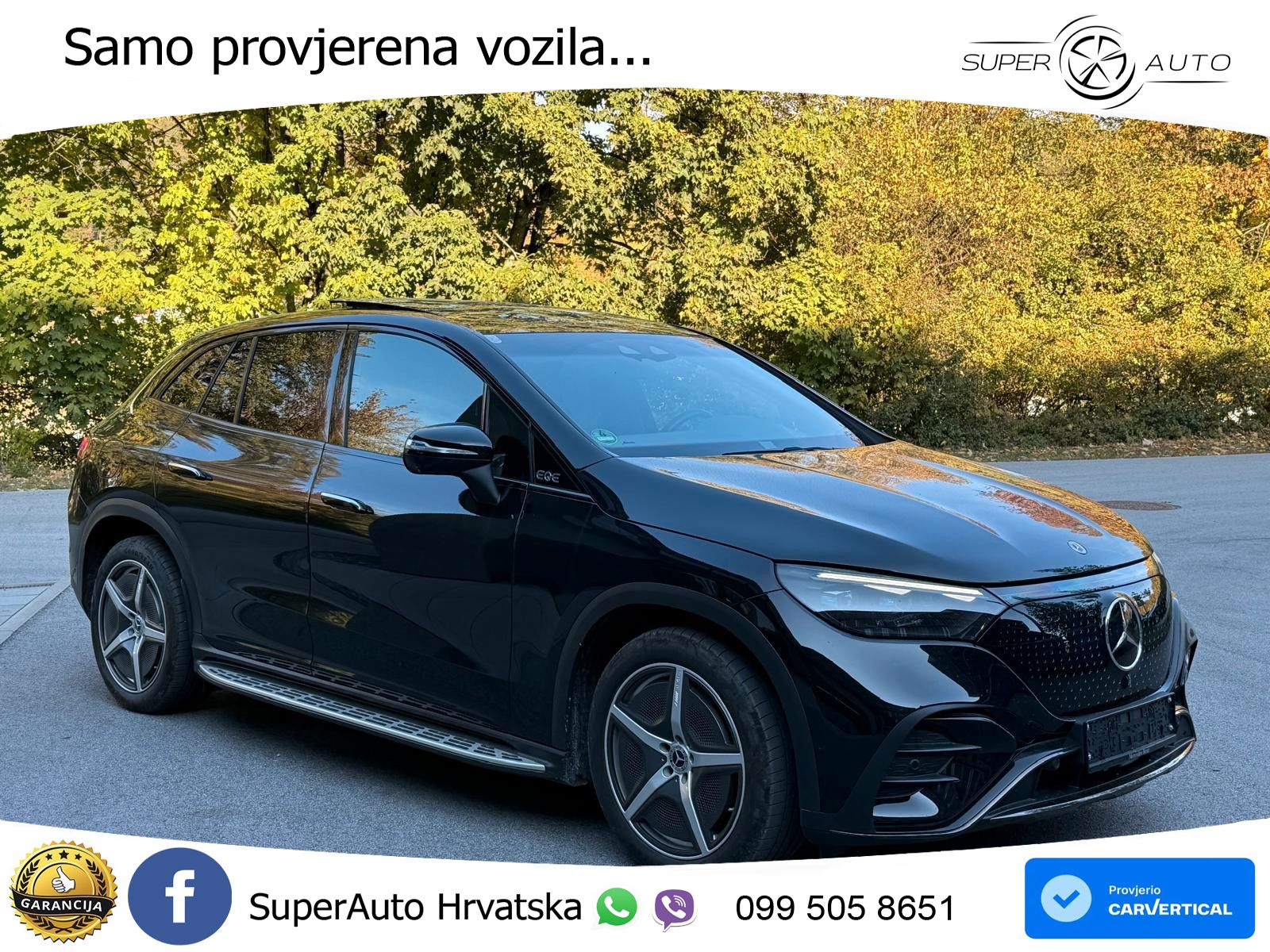 Mercedes EQE SUV 500 105 kWh (408 KS) 4MATIC AMG ZRAČNI+ACC+GR SJED+360+PANO