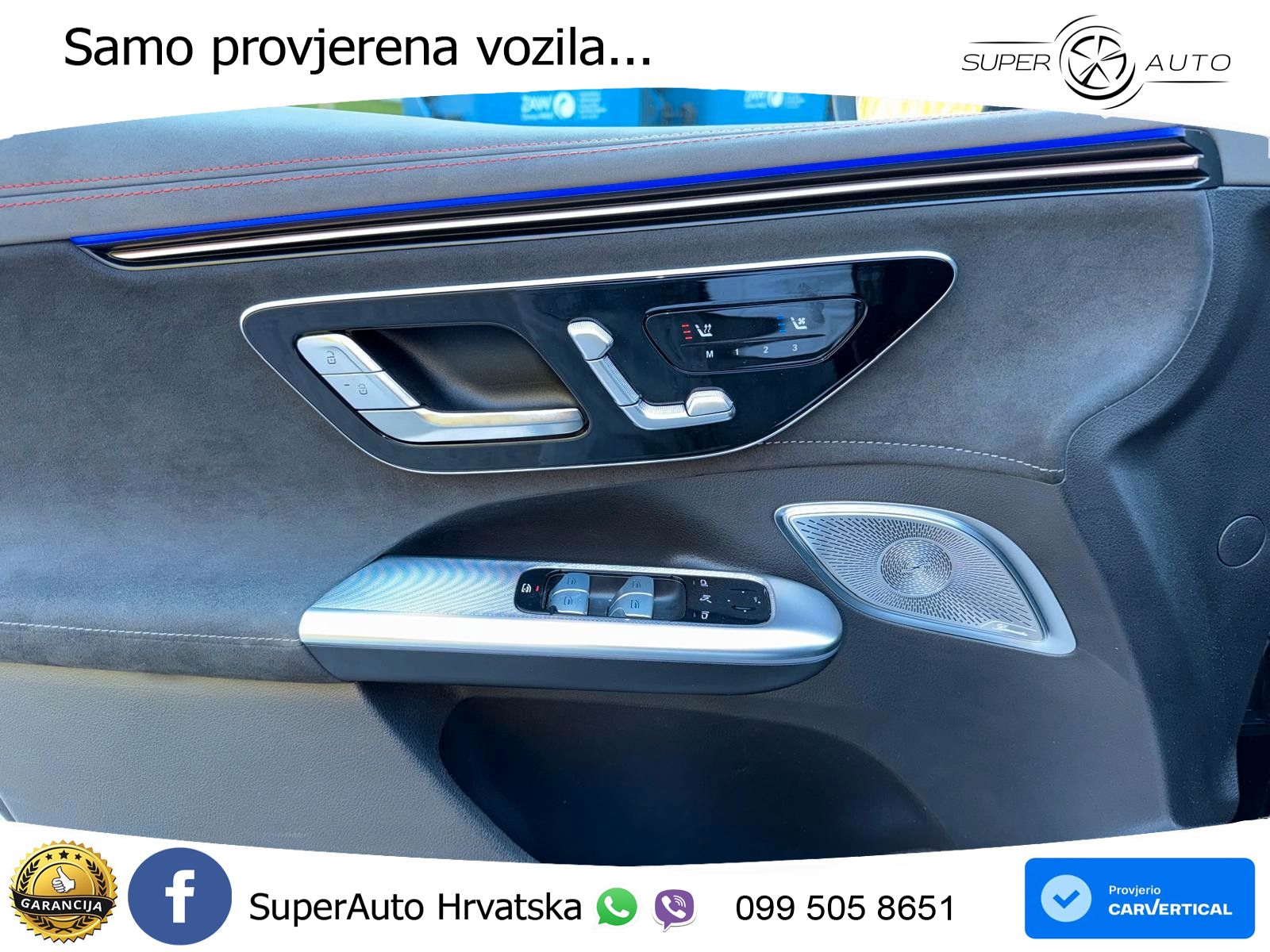 Mercedes EQE SUV 500 105 kWh (408 KS) 4MATIC AMG ZRAČNI+ACC+GR SJED+360+PANO
