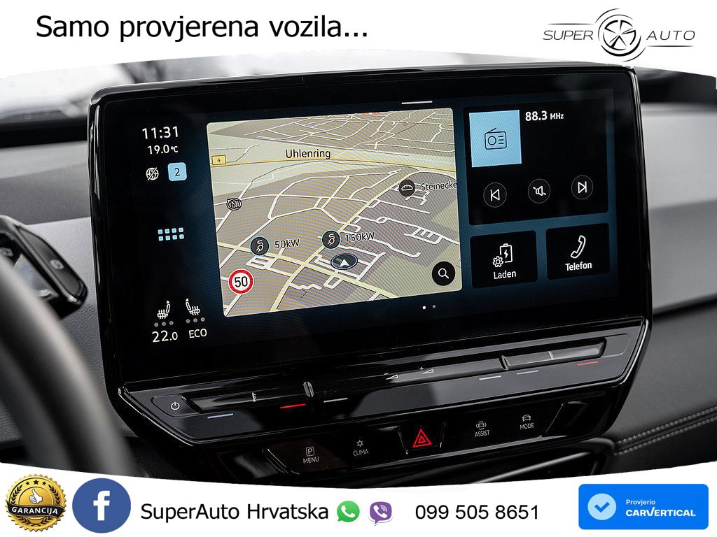 Volkswagen ID.3 Pro 62 kWh (204 KS) LED+GR SJED+ACC