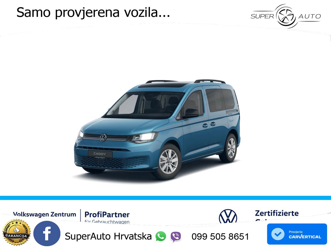 Volkswagen Caddy 1,5 TSI DSG (Pano+Sitzhzg.+ACC) 116 KS