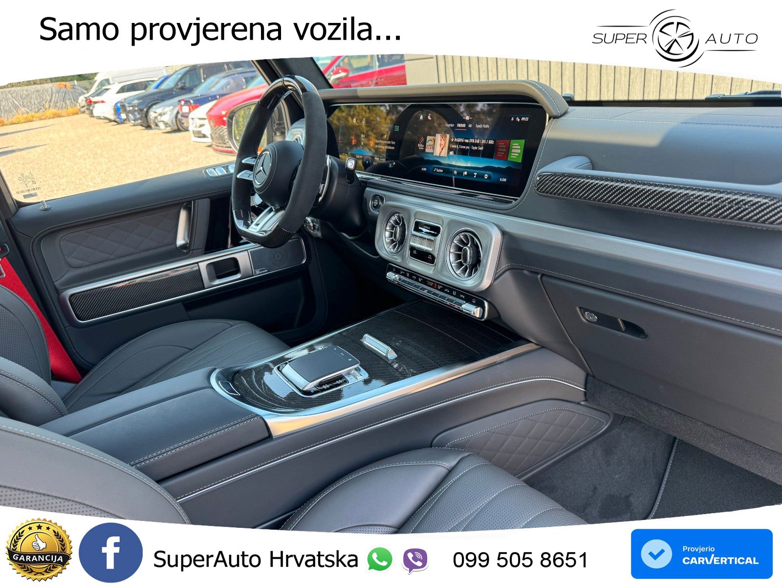 Mercedes AMG G 63 Long V8 (585 KS) 4MATIC 9G-TRONIC AMG SPEEDSHIFT TCT ZRAČNI+ACC+4xGR SJED+KAM