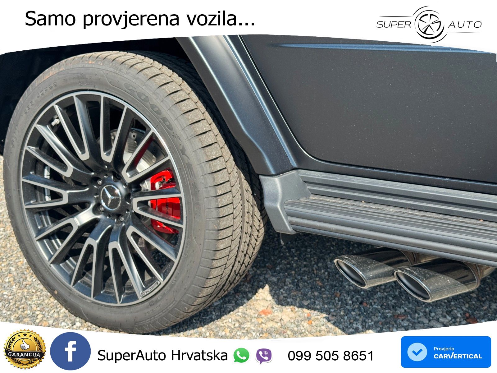 Mercedes AMG G 63 Long V8 (585 KS) 4MATIC 9G-TRONIC AMG SPEEDSHIFT TCT ZRAČNI+ACC+4xGR SJED+KAM