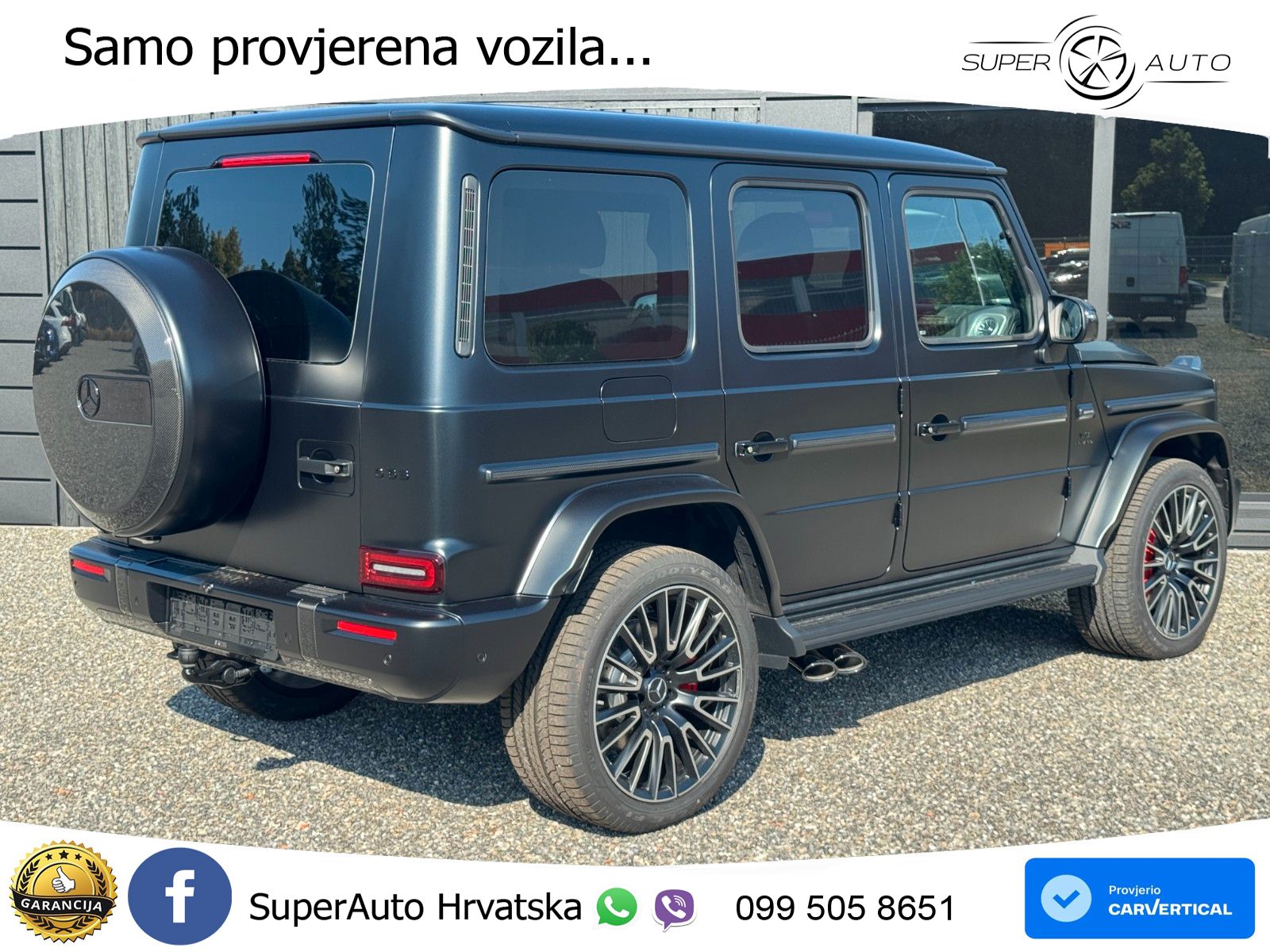 Mercedes AMG G 63 Long V8 (585 KS) 4MATIC 9G-TRONIC AMG SPEEDSHIFT TCT ZRAČNI+ACC+4xGR SJED+KAM