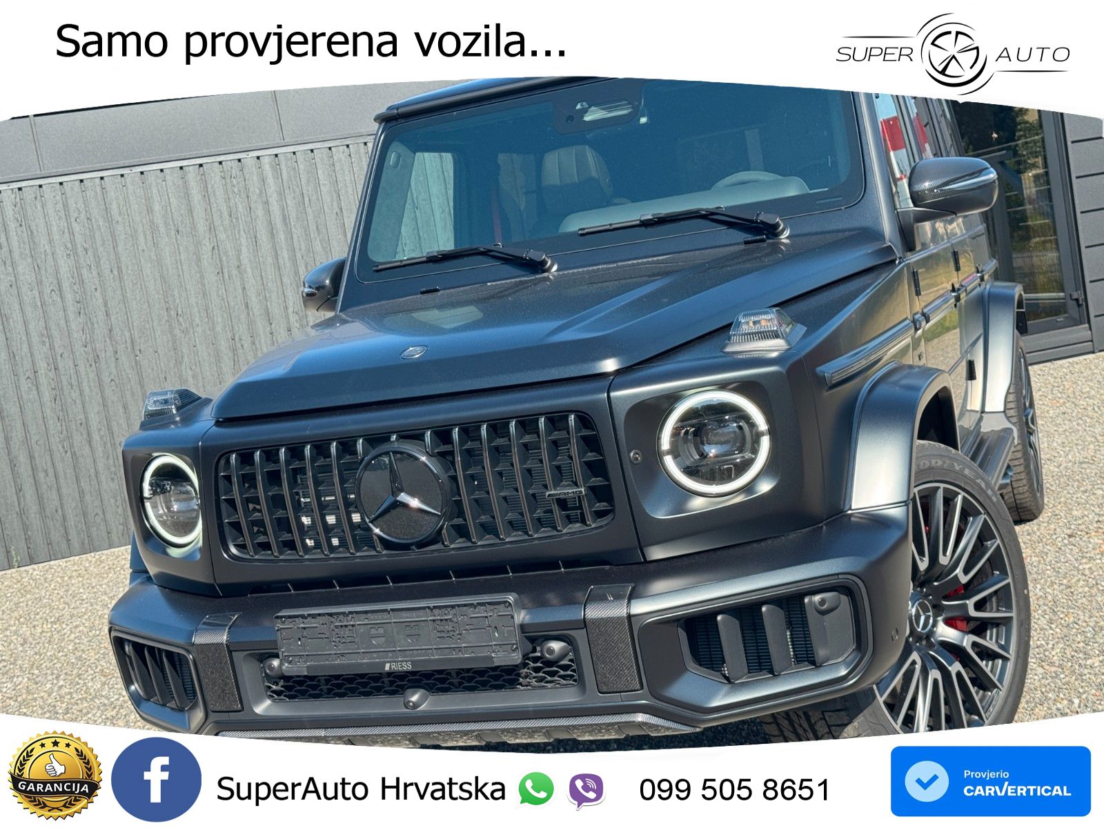 Mercedes AMG G 63 Long V8 (585 KS) 4MATIC 9G-TRONIC AMG SPEEDSHIFT TCT ZRAČNI+ACC+4xGR SJED+KAM