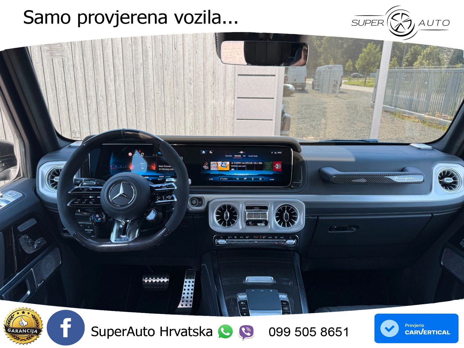 Mercedes AMG G 63 Long V8 (585 KS) 4MATIC 9G-TRONIC AMG SPEEDSHIFT TCT ZRAČNI+ACC+4xGR SJED+KAM