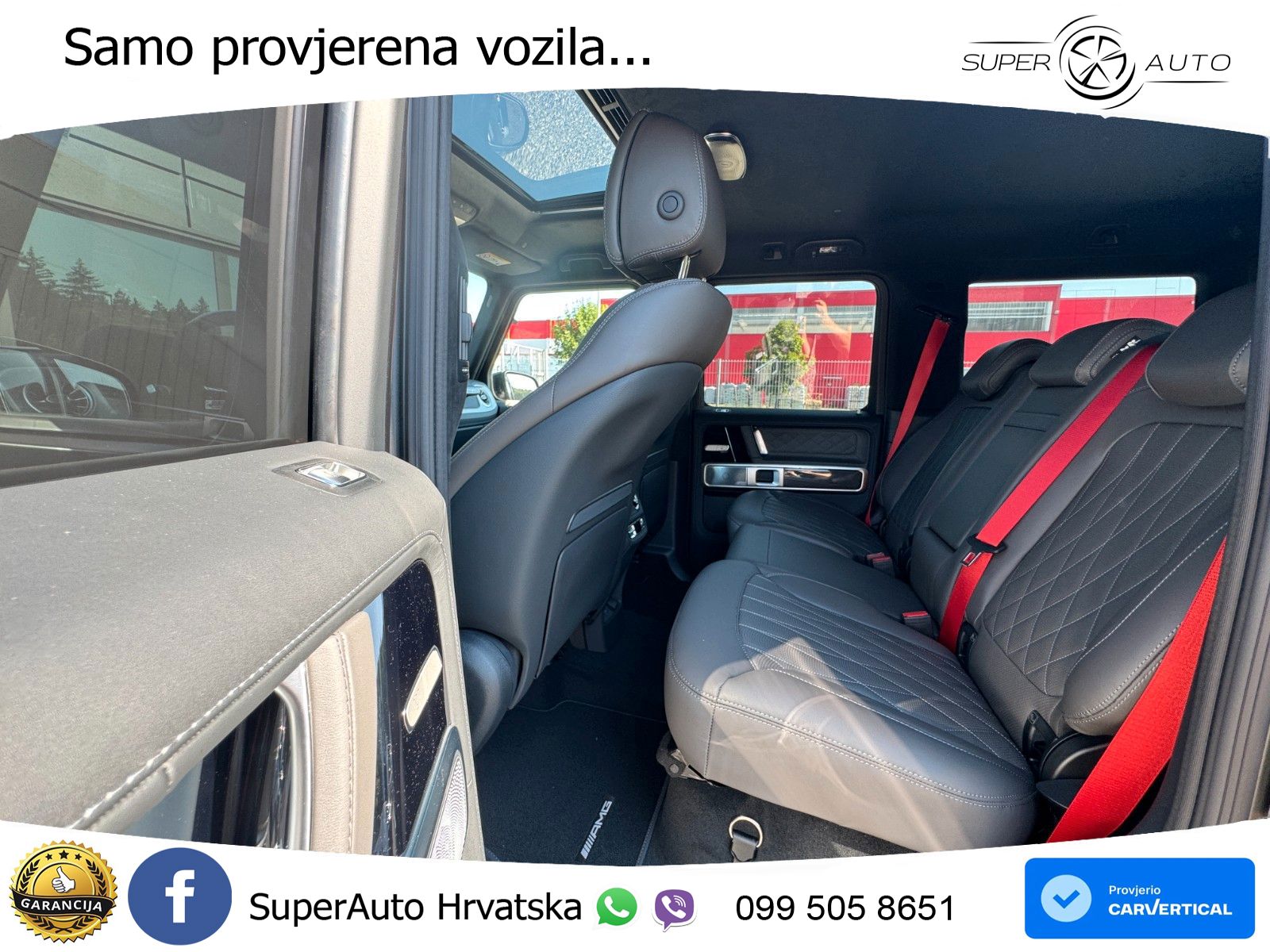 Mercedes AMG G 63 Long V8 (585 KS) 4MATIC 9G-TRONIC AMG SPEEDSHIFT TCT ZRAČNI+ACC+4xGR SJED+KAM