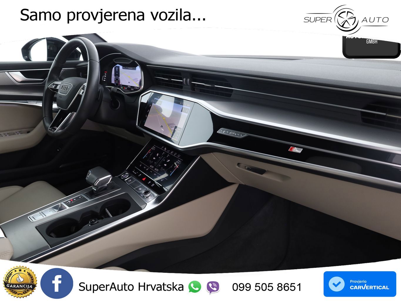 Audi A6 55 TFSI V6 (340 KS) quattro S tronic S line MATRIX+GR SJED+KAM