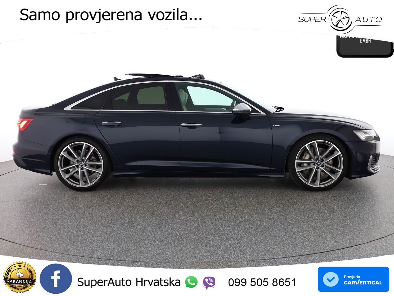 Audi A6 55 TFSI V6 (340 KS) quattro S tronic S line MATRIX+GR SJED+KAM