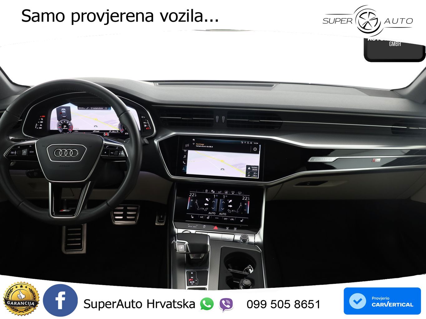 Audi A6 55 TFSI V6 (340 KS) quattro S tronic S line MATRIX+GR SJED+KAM