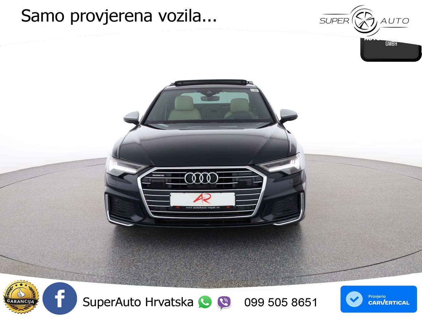 Audi A6 55 TFSI V6 (340 KS) quattro S tronic S line MATRIX+GR SJED+KAM