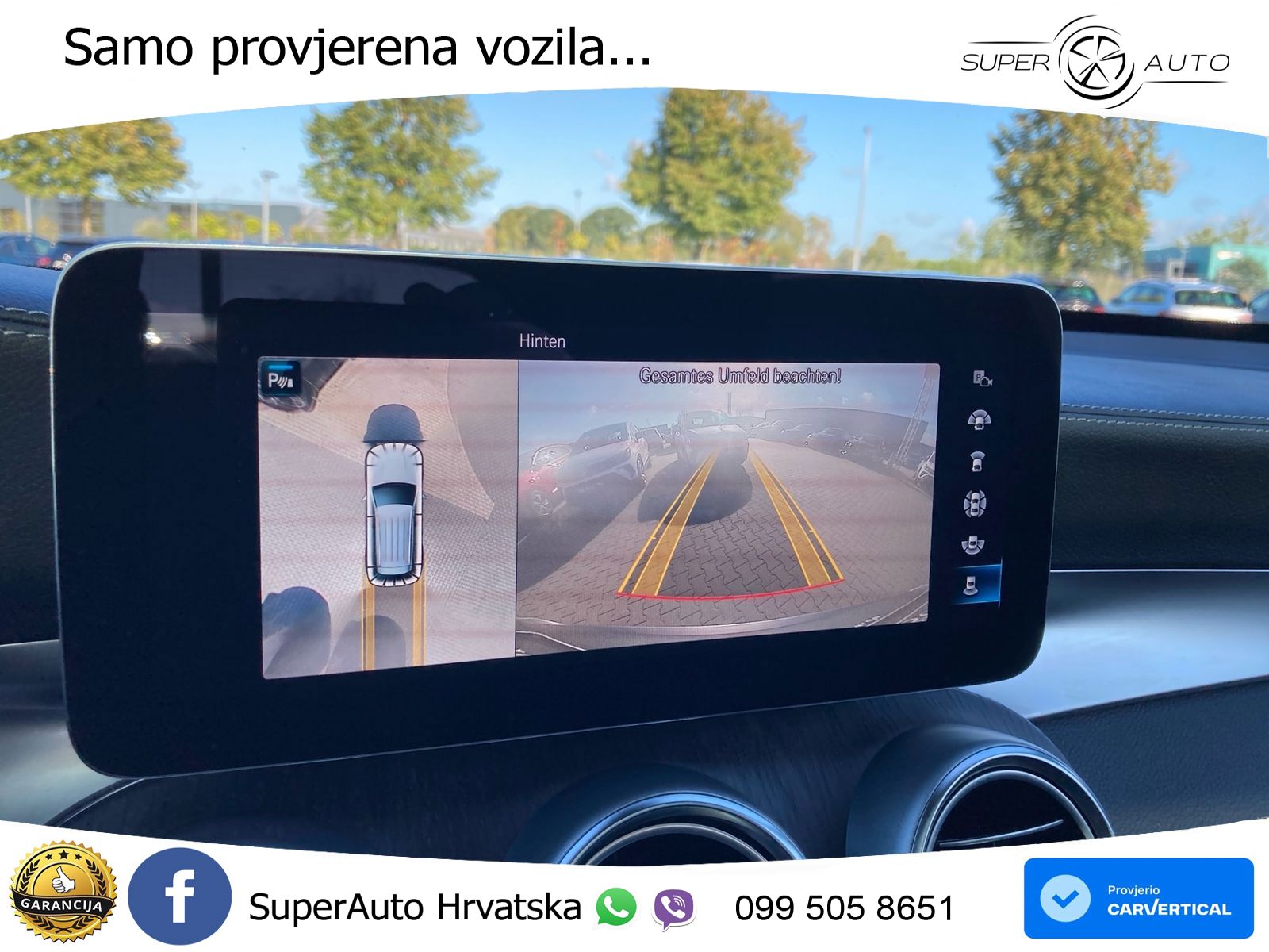 Mercedes AMG GLC 63 S V8 (510 KS) 4MATIC+ MCT ZRAČNI+ACC+GR SJED+360+PANO
