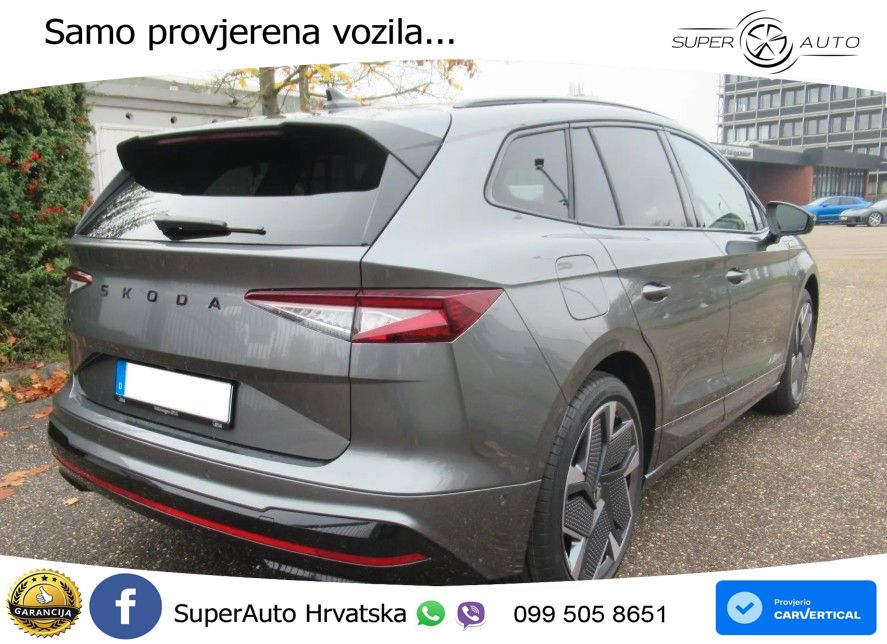 Škoda Enyaq iV RS 82 kWh (340 KS) AWD Lounge ACC+HEAD+4xGR SJED+360+PANO