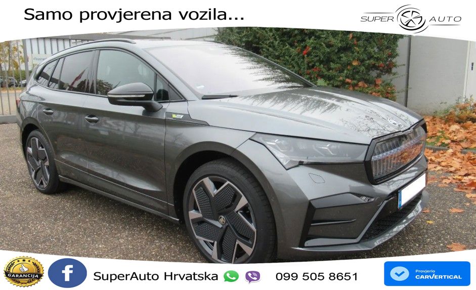 Škoda Enyaq iV RS 82 kWh (340 KS) AWD Lounge ACC+HEAD+4xGR SJED+360+PANO