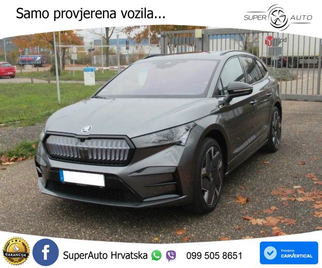 Škoda Enyaq iV RS 82 kWh (340 KS) AWD Lounge ACC+HEAD+4xGR SJED+360+PANO