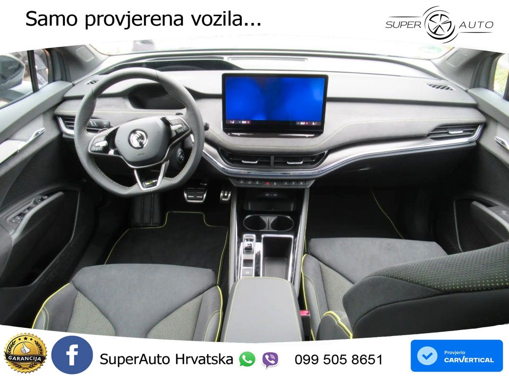 Škoda Enyaq iV RS 82 kWh (340 KS) AWD Lounge ACC+HEAD+4xGR SJED+360+PANO