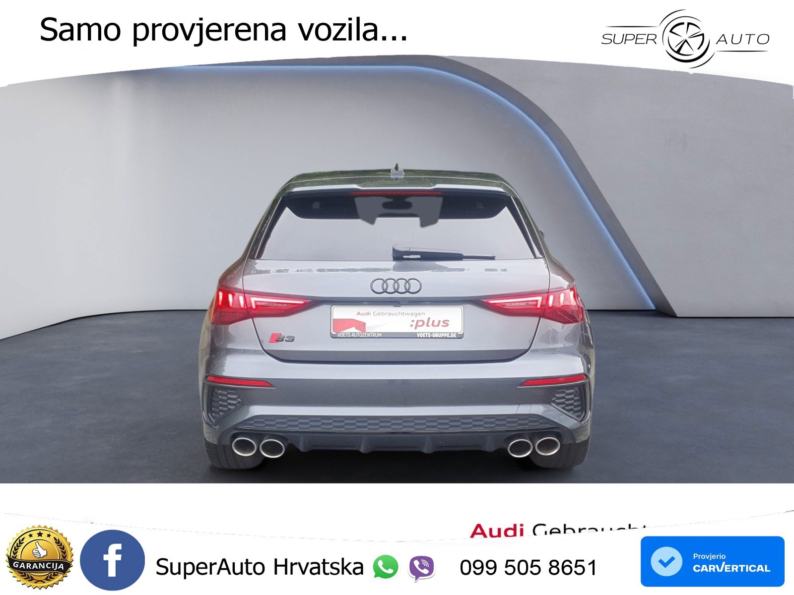 Audi S3 2.0 TFSI (310 KS) quattro S tronic MATRIX+GR SJED+KAM