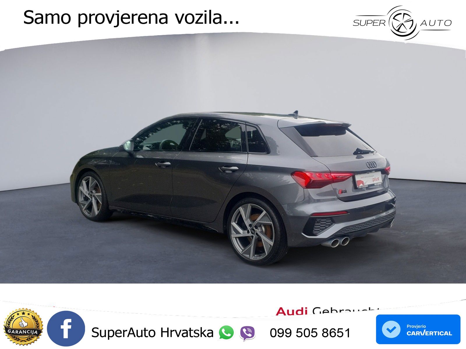 Audi S3 2.0 TFSI (310 KS) quattro S tronic MATRIX+GR SJED+KAM