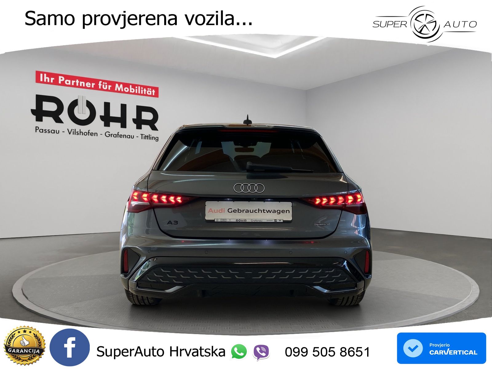 Audi A3 Sportback 40 TFSI (204 KS) quattro S tronic S line