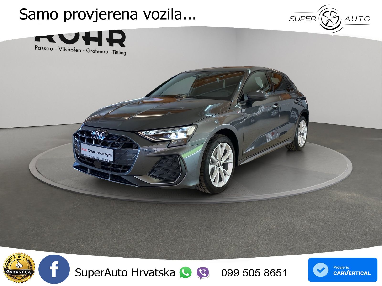 Audi A3 Sportback 40 TFSI (204 KS) quattro S tronic S line
