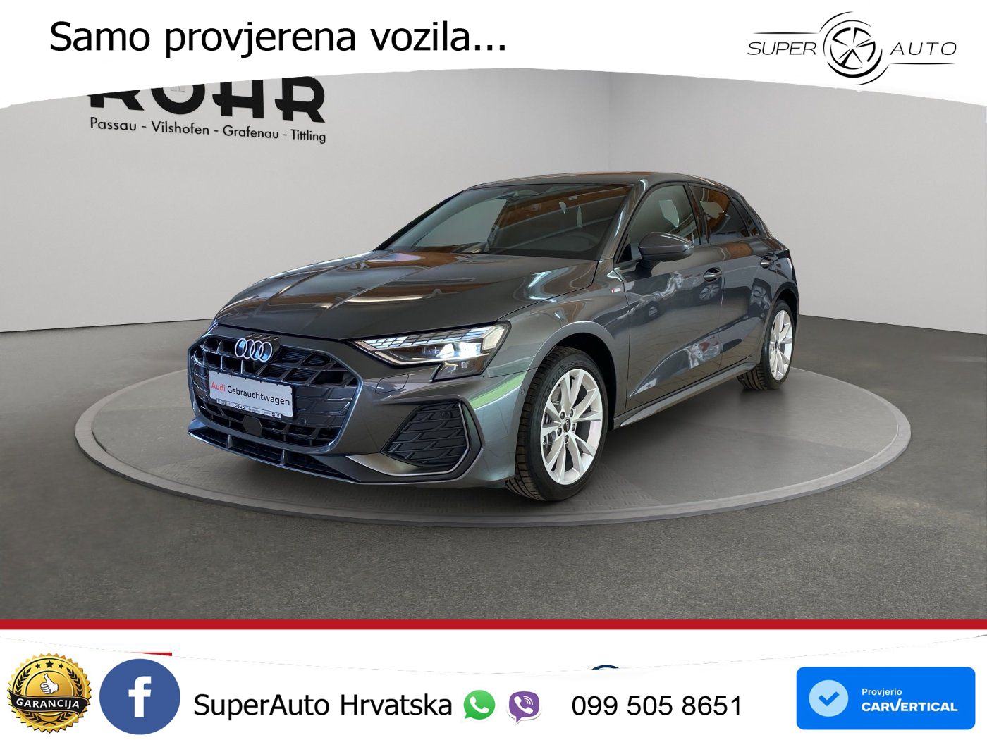 Audi A3 Sportback 40 TFSI (204 KS) quattro S tronic S line
