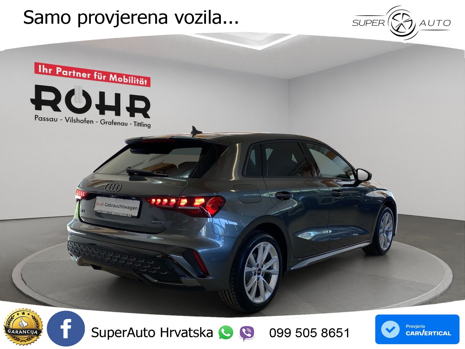 Audi A3 Sportback 40 TFSI (204 KS) quattro S tronic S line