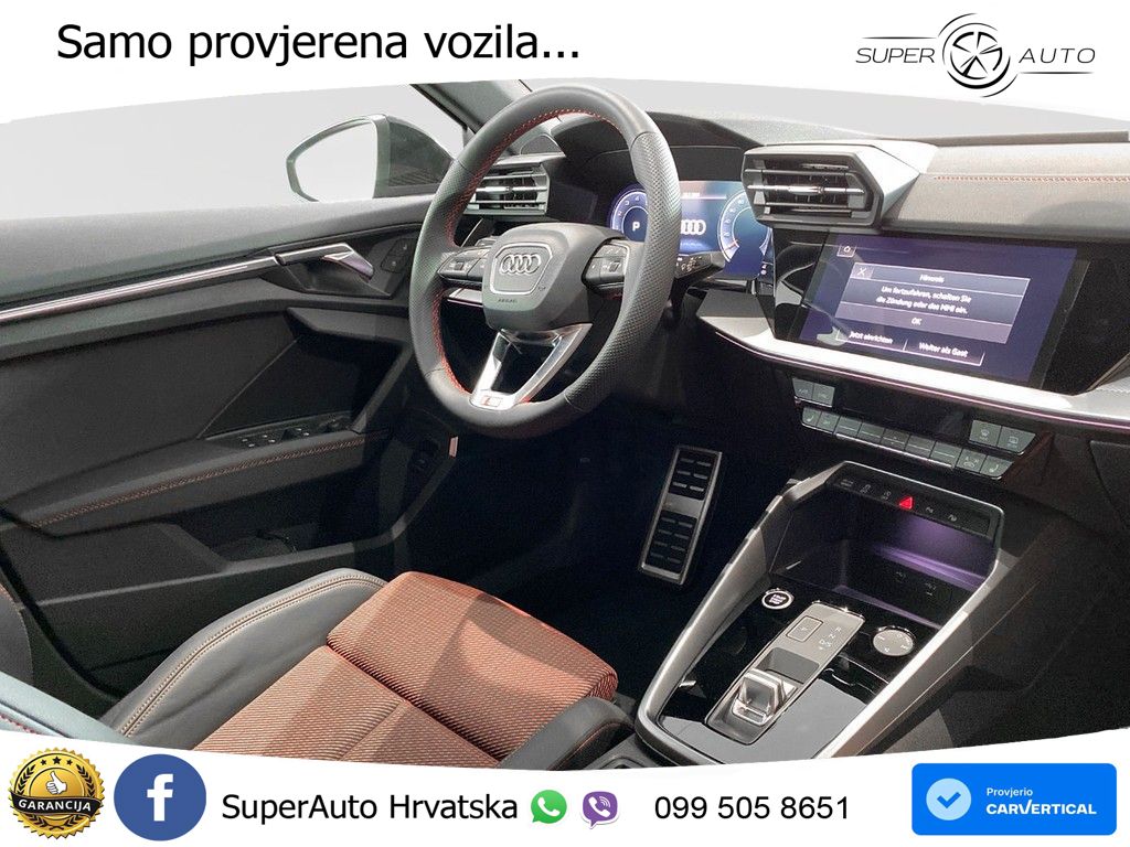 Audi A3 Limuzina 35 TFSI (150 KS) S tronic S line LED+GR SJED+ACC
