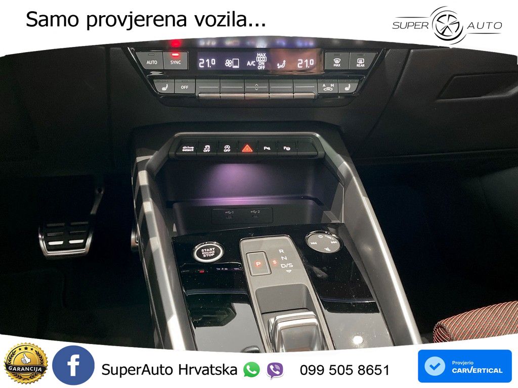 Audi A3 Limuzina 35 TFSI (150 KS) S tronic S line LED+GR SJED+ACC