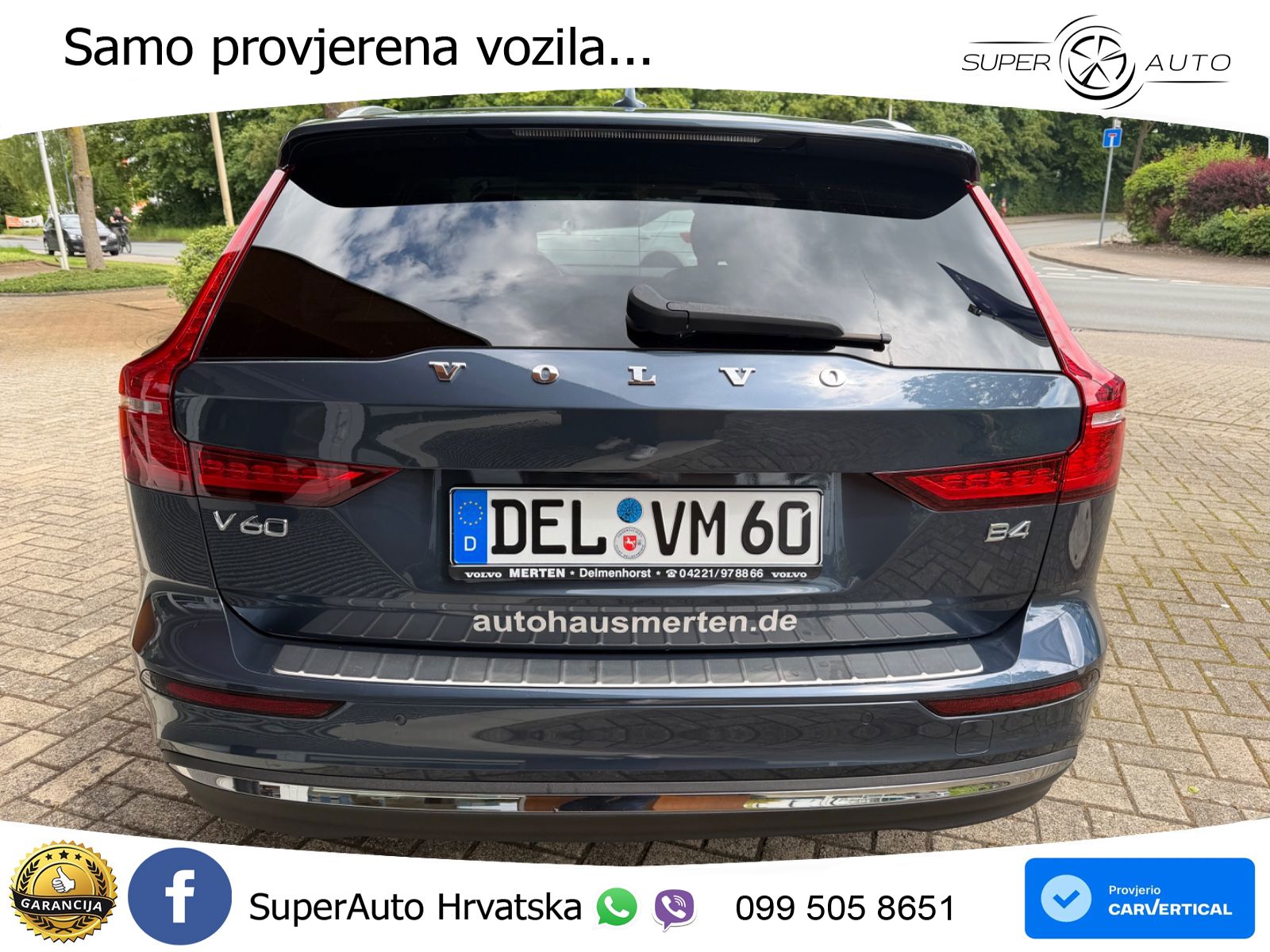 Volvo V60 2.0 B4 Diesel Geartronic ACC+GR SJED+360+PANO