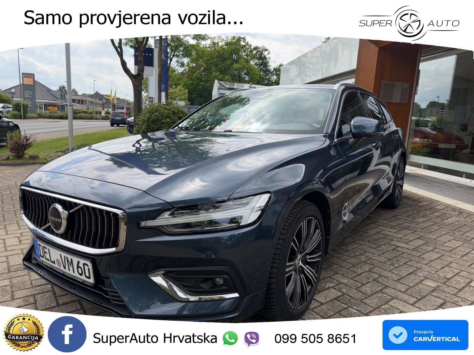 Volvo V60 2.0 B4 Diesel Geartronic ACC+GR SJED+360+PANO