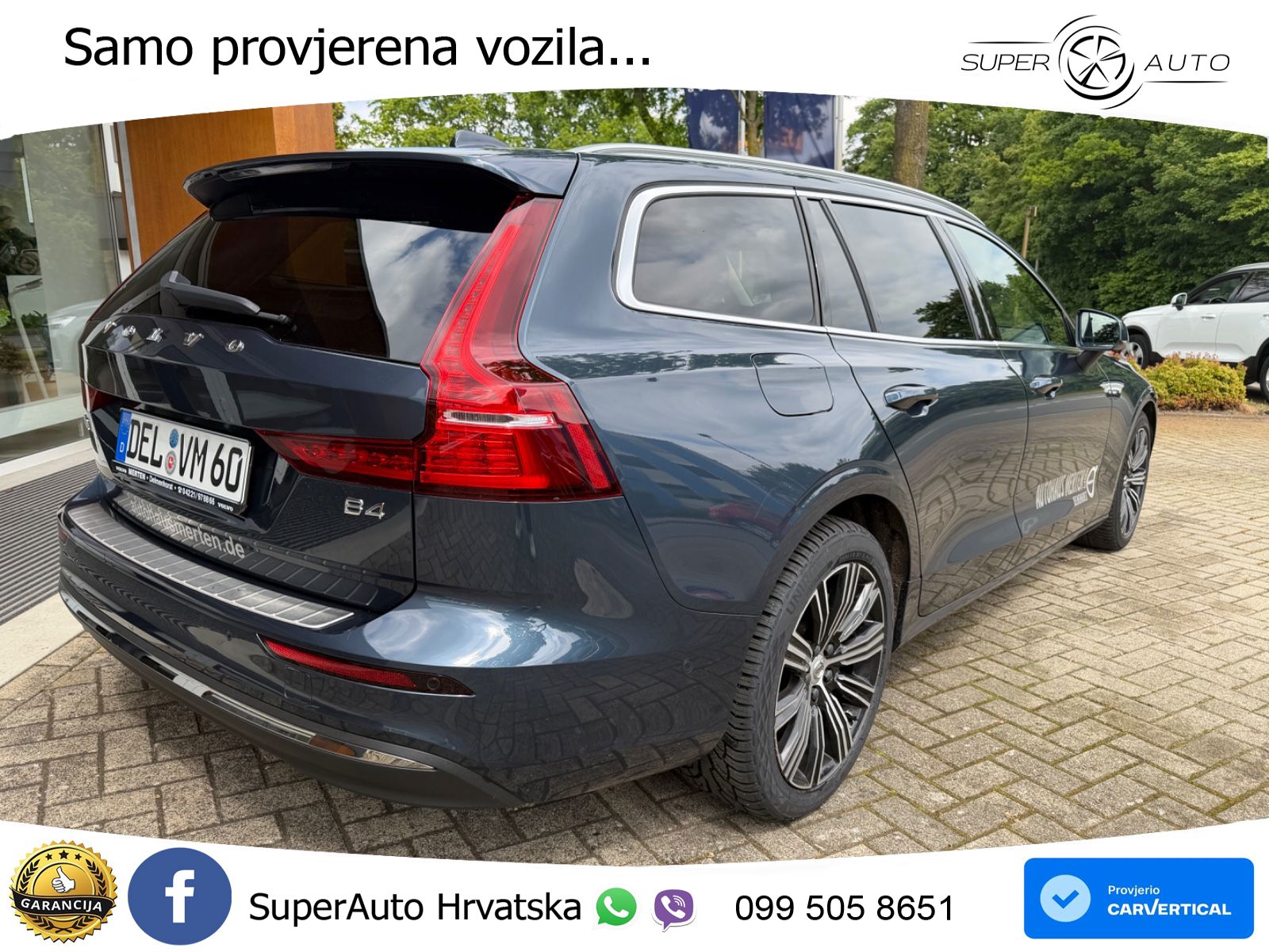 Volvo V60 2.0 B4 Diesel Geartronic ACC+GR SJED+360+PANO