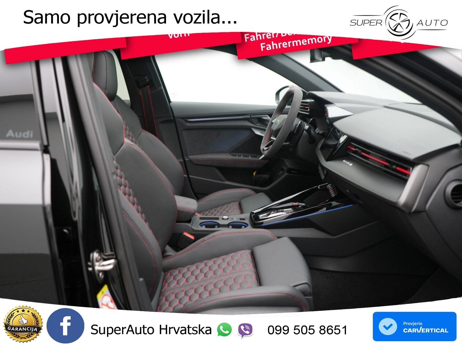 Audi RS3 Sportback 2.5 TFSI (400 KS) quattro S tronic MATRIX+GR SJED+KAM
