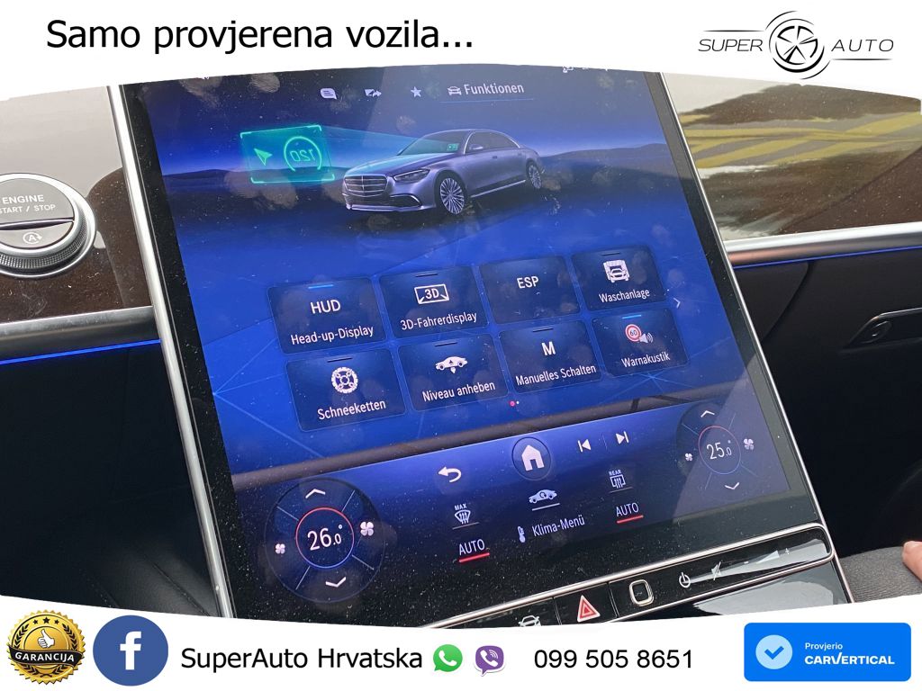 Mercedes S 350d (313 KS) EQ Boost 4MATIC 9G-TRONIC AMG ACC+HEAD+4xGR SJED+360+PANO