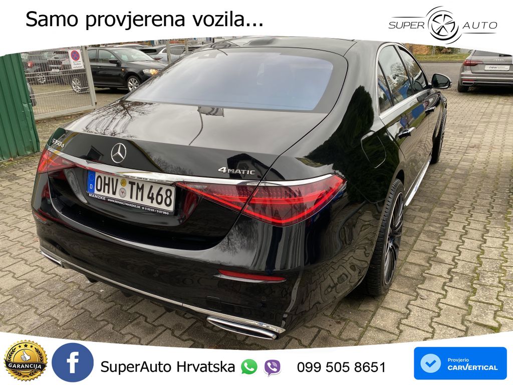 Mercedes S 350d (313 KS) EQ Boost 4MATIC 9G-TRONIC AMG ACC+HEAD+4xGR SJED+360+PANO