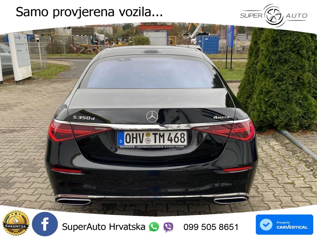 Mercedes S 350d (313 KS) EQ Boost 4MATIC 9G-TRONIC AMG ACC+HEAD+4xGR SJED+360+PANO