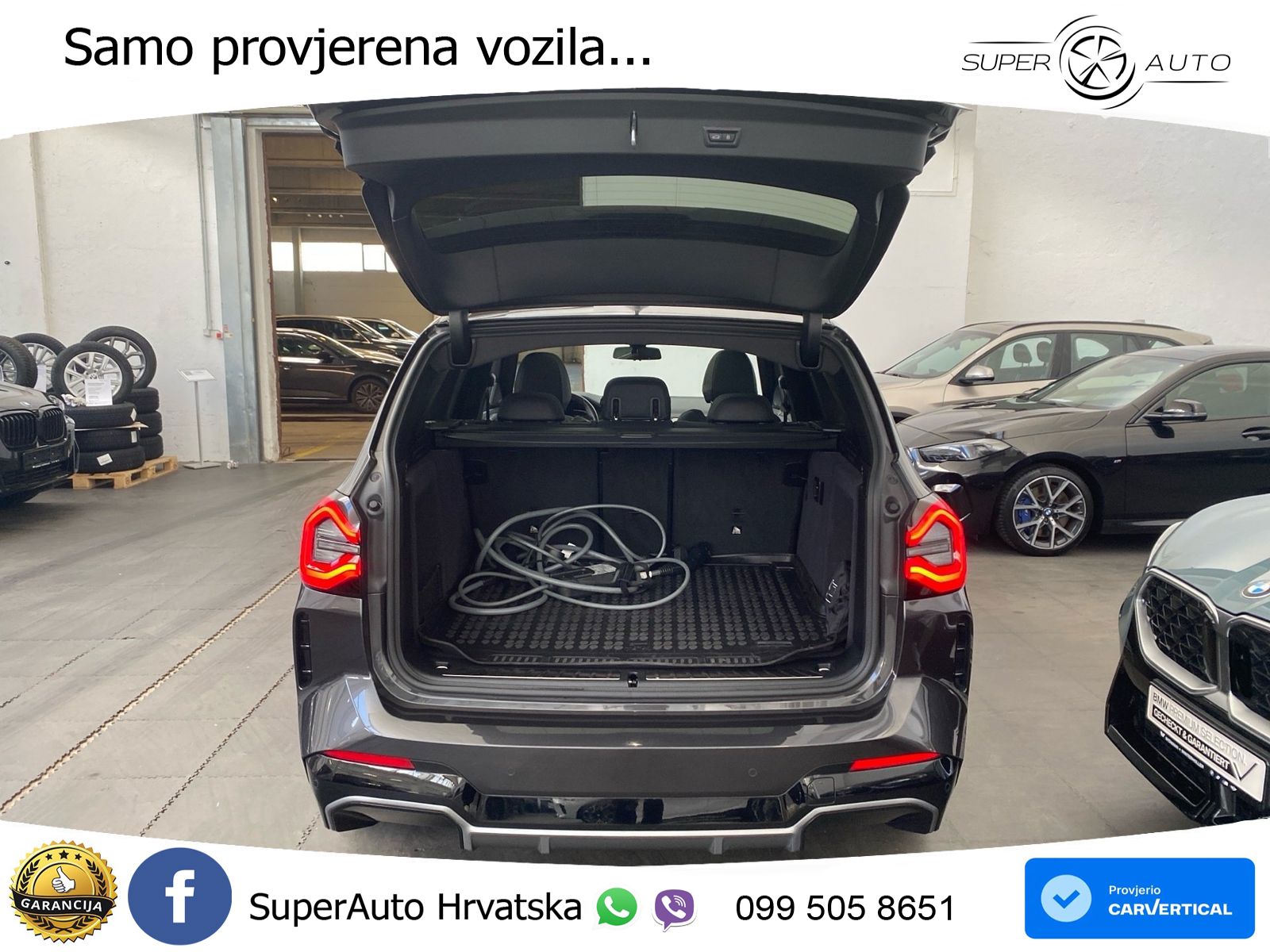 BMW iX3 80 kWh (286 KS) M Sport LED+GR SJED+ACC