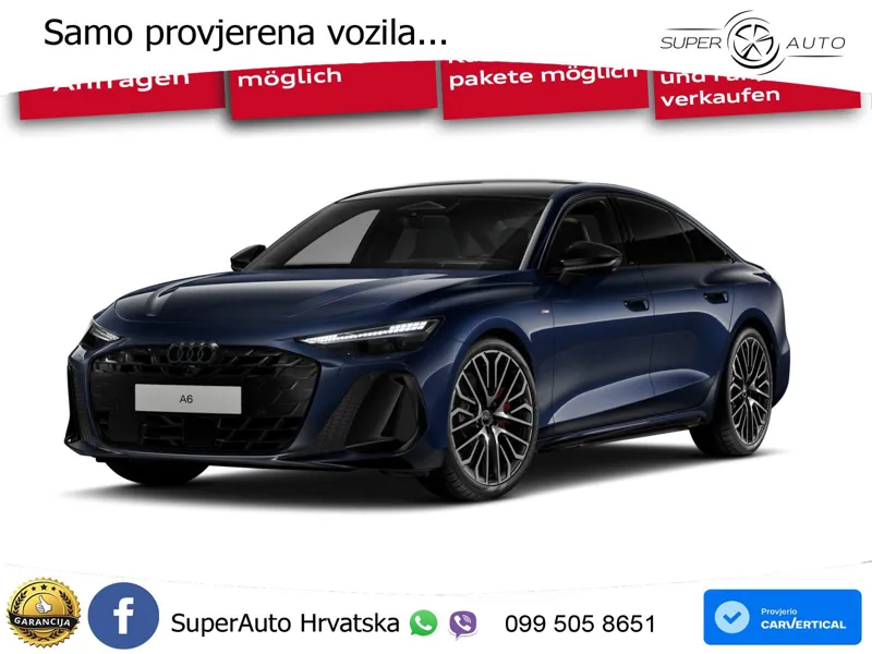 Audi A6 2.0 TDI (204 KS) quattro S tronic S line LED+GR SJED+ACC
