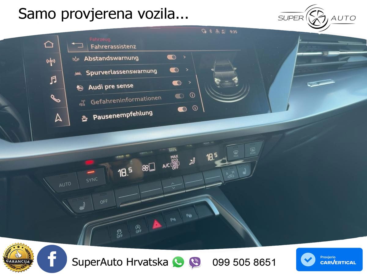 Audi A3 35 TFSI (150 KS) LED+GR SJED+ACC