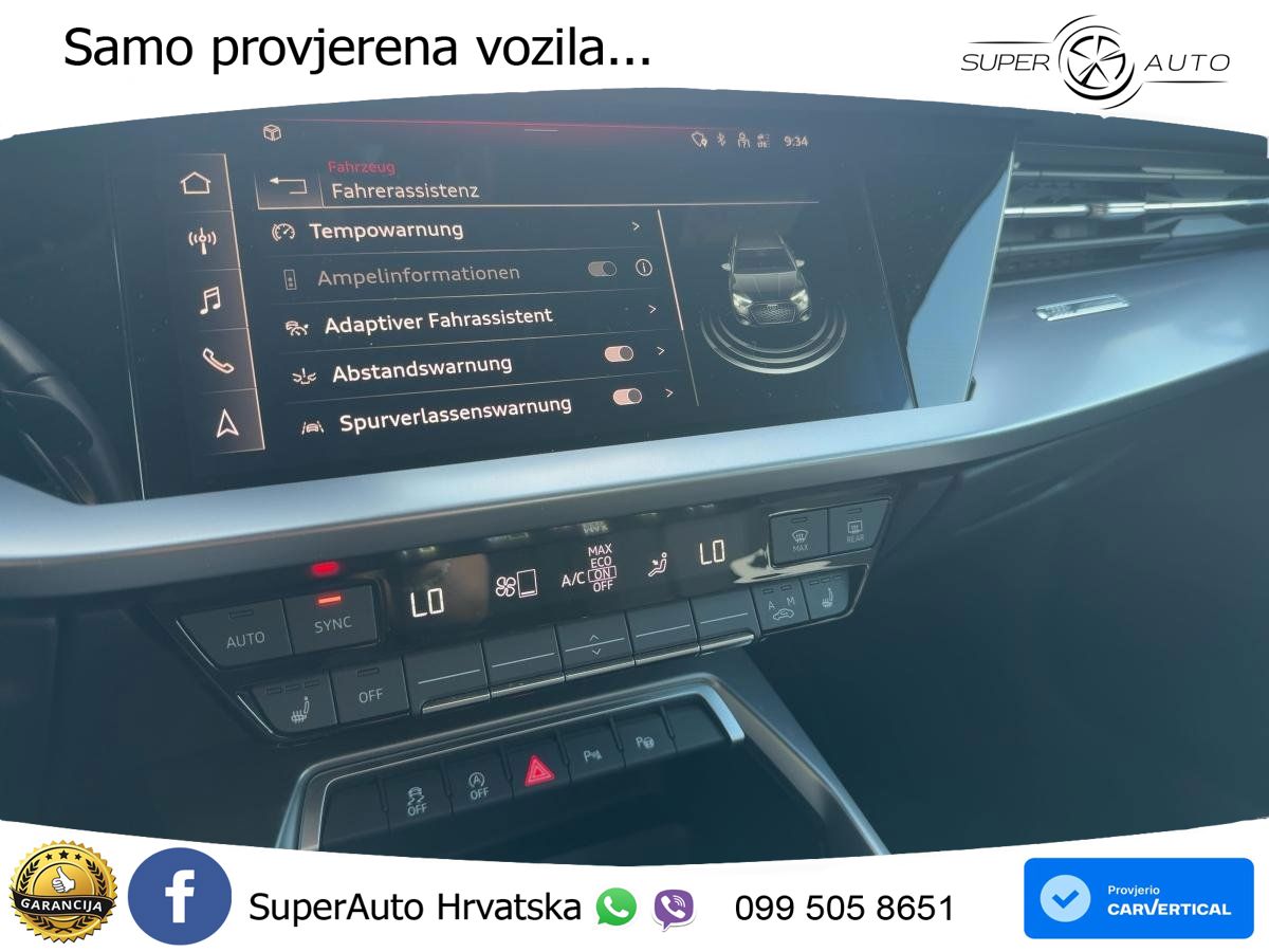 Audi A3 35 TFSI (150 KS) LED+GR SJED+ACC