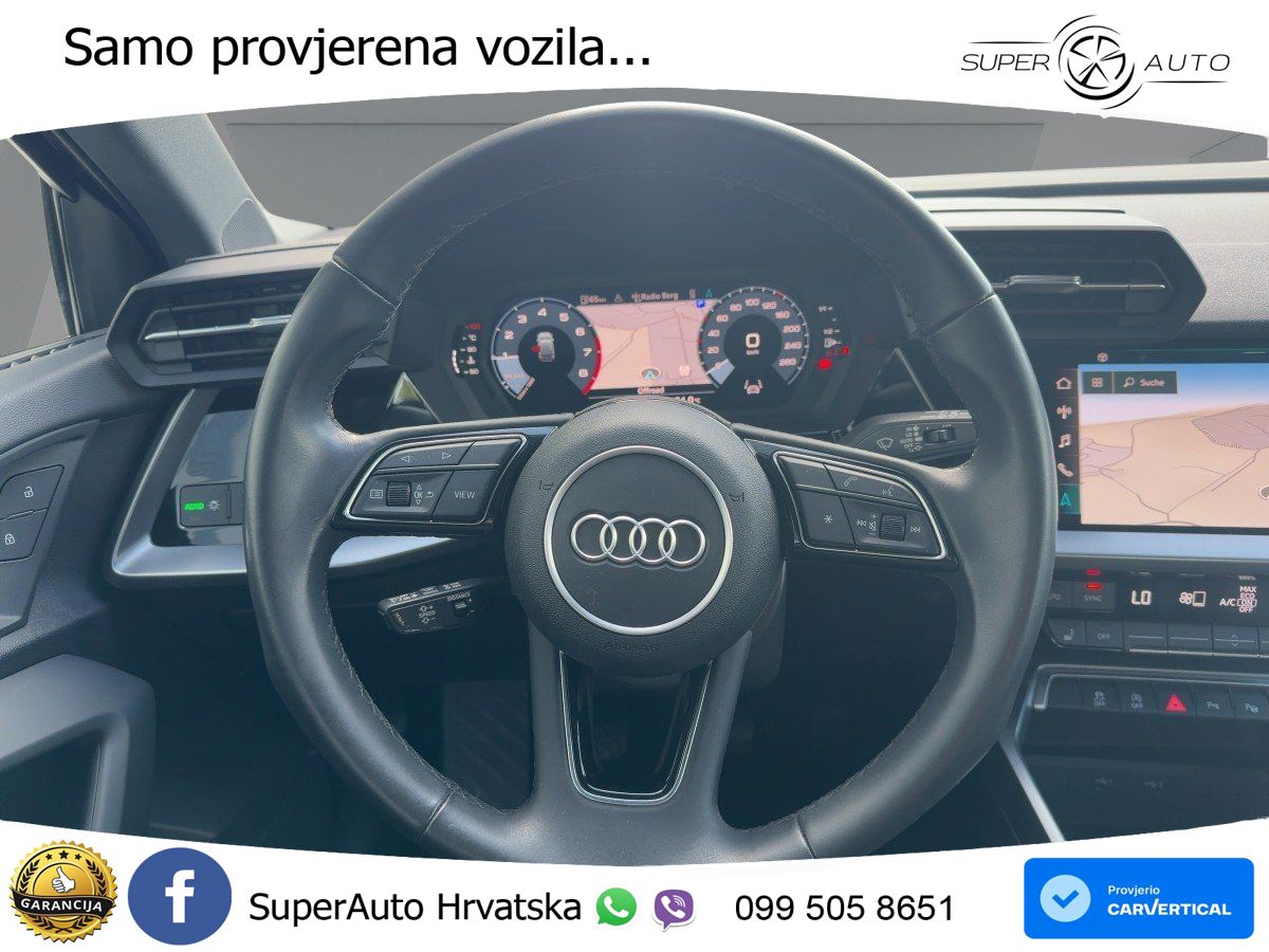Audi A3 35 TFSI (150 KS) LED+GR SJED+ACC