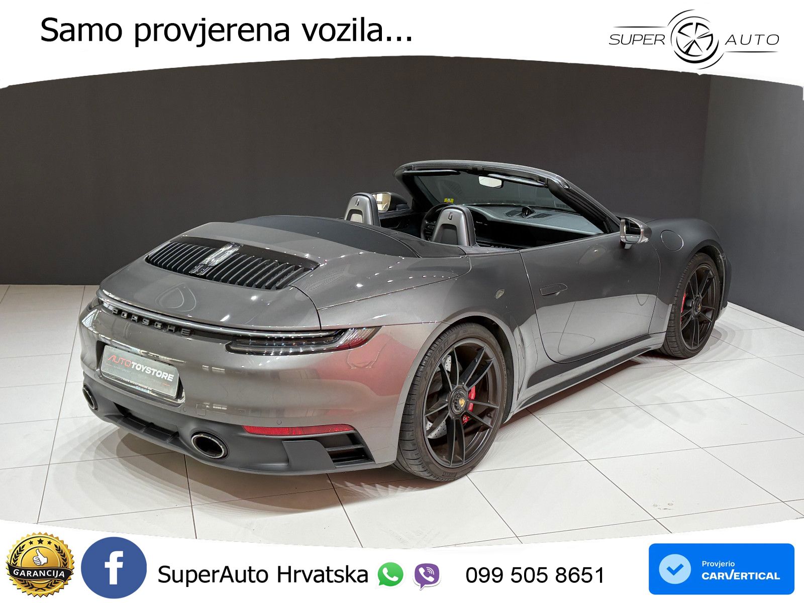 Porsche 911 Carrera 4 GTS Cabriolet 3.0 (480 KS) PDK LED+GR SJED+ACC