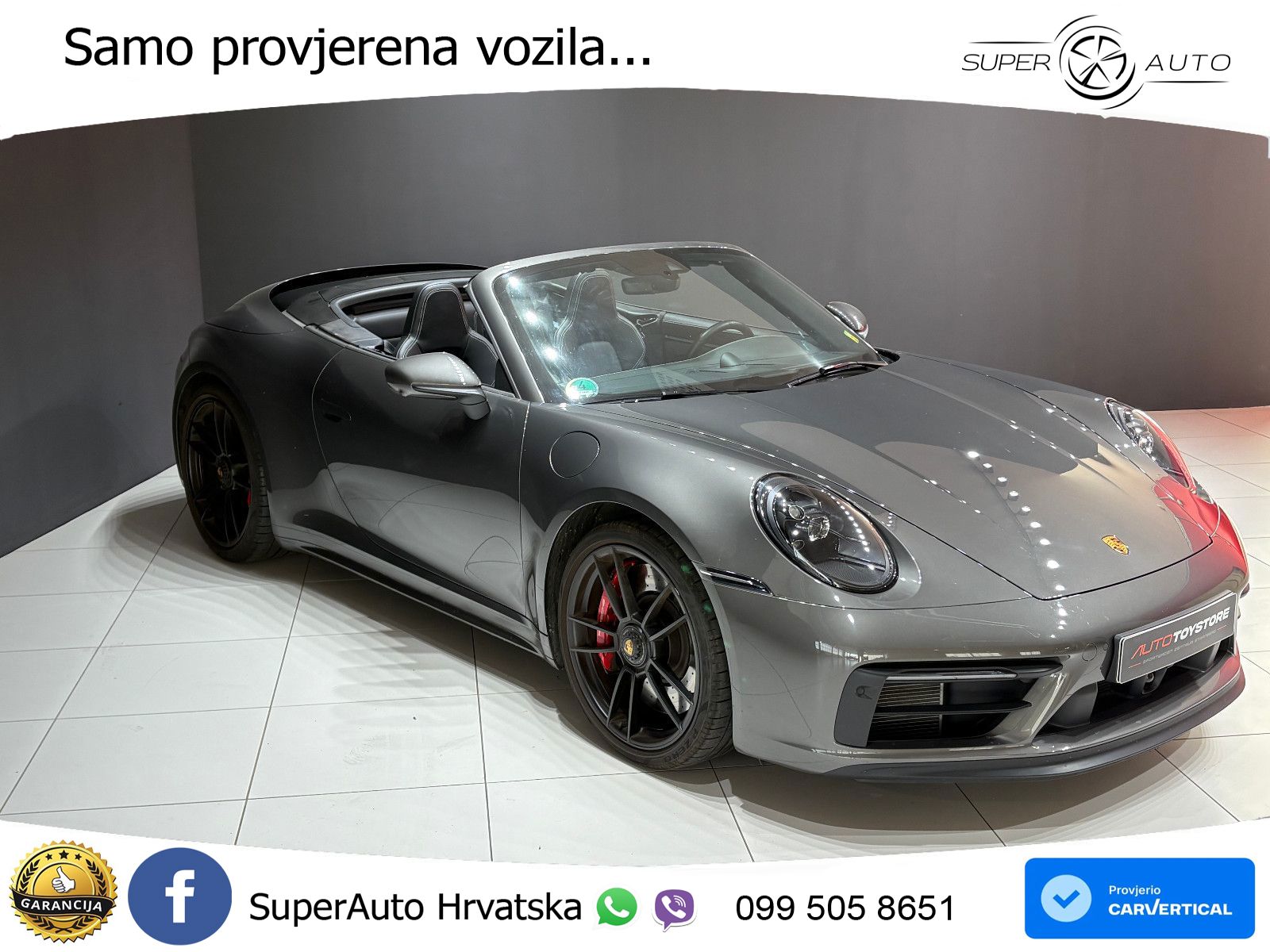 Porsche 911 Carrera 4 GTS Cabriolet 3.0 (480 KS) PDK LED+GR SJED+ACC